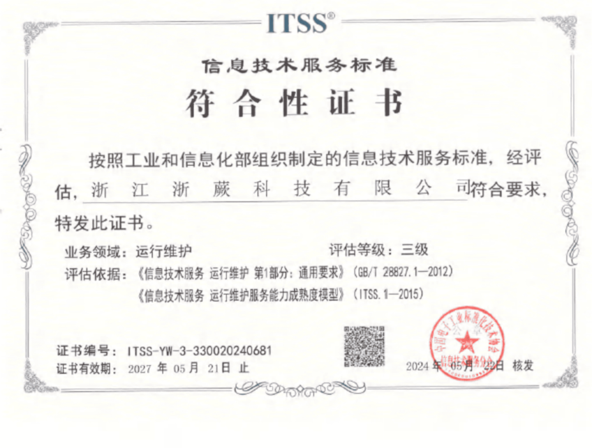 ITSS认证